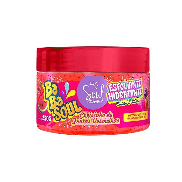 Esfoliante babasoul frutas vermelhas - Soul
