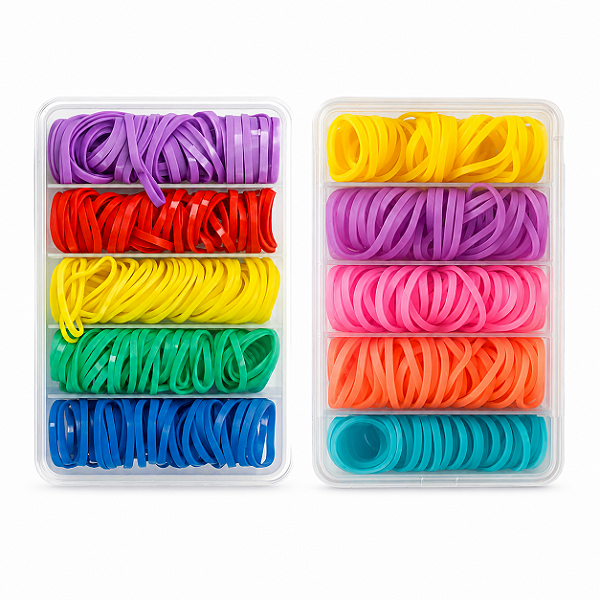 Elástico de silicone colorido - Tm