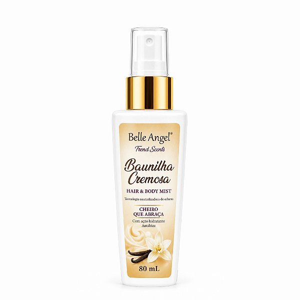 Hair & body mist baunilha cremosa - Belle Angel