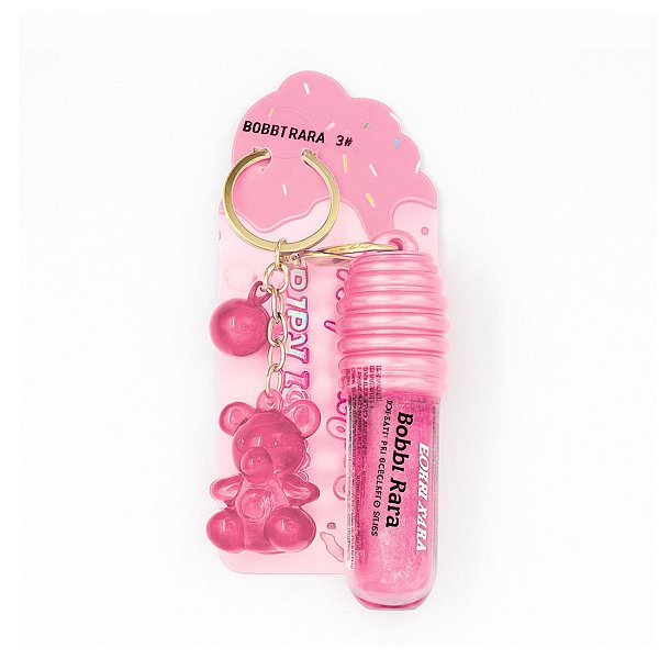 Lip gloss chaveiro ursinho - Bobbi Rara