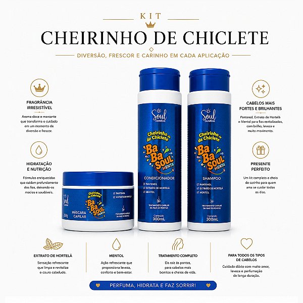 Kit cheirinho de trydent - Soul Cosméticos