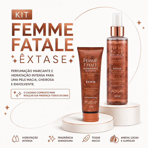 Kit Femme Fatale Êxtase  - Porán