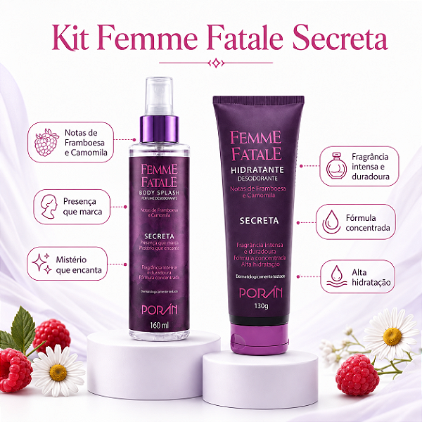 Kit Femme Fatale Secreta - Porán
