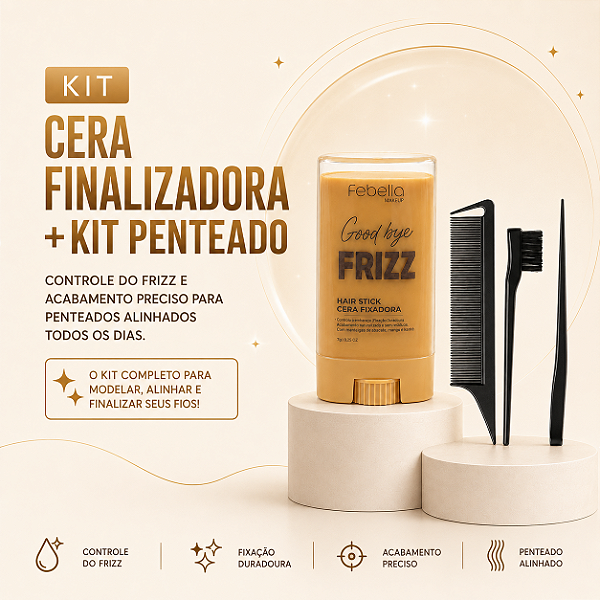 Kit Finalização - Cera + Pentes
