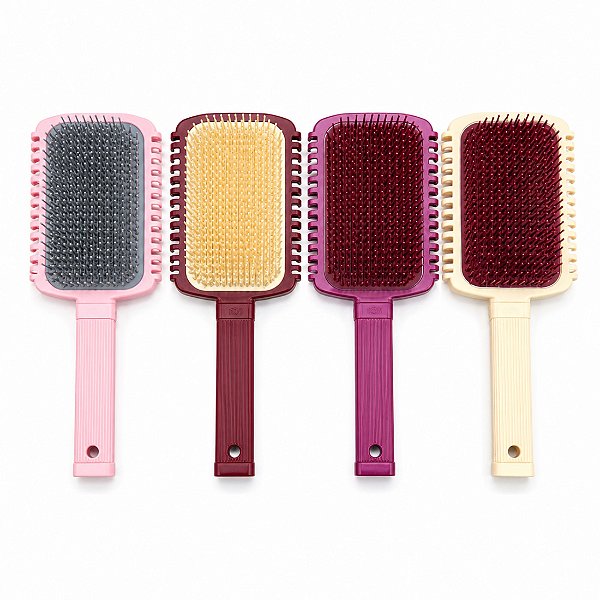 Escova Raquete para Fitagem Profissional Cachos e Ondas