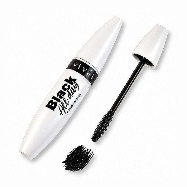 Máscara de cílios black all day - Vivai