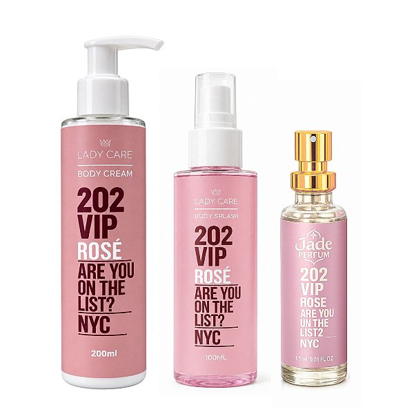 Kit 202 vip rosé - Lady Care