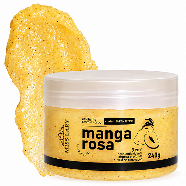 Esfoliante corpo e rosto manga rosa - Miss Lary