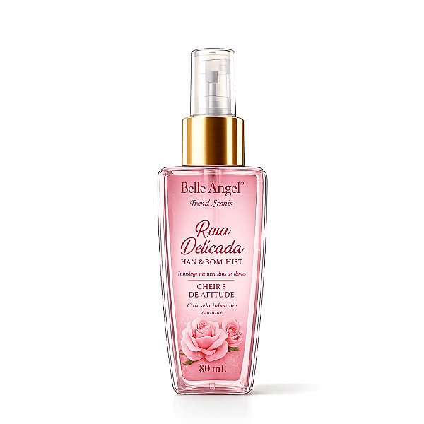 Hair e body mist rosa delicada - Belle Angel