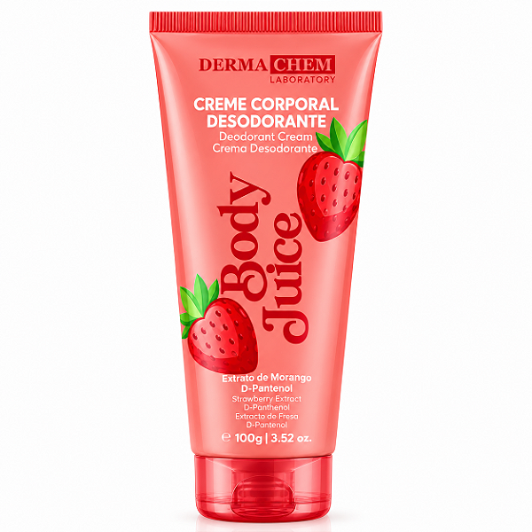 Creme corporal morango - Dermachem