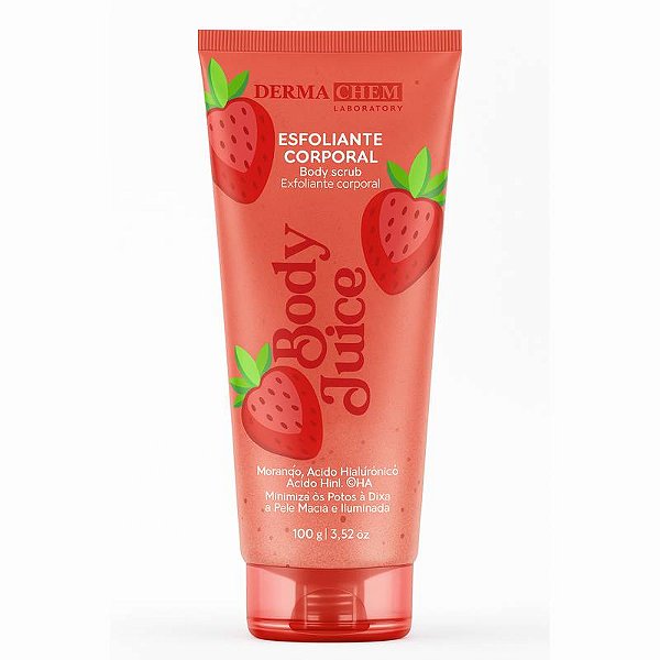 Esfoliante corporal morango - Dermachem