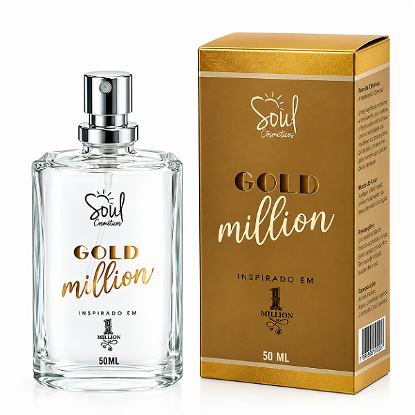 Deo colonia gold million  50ml - Soul