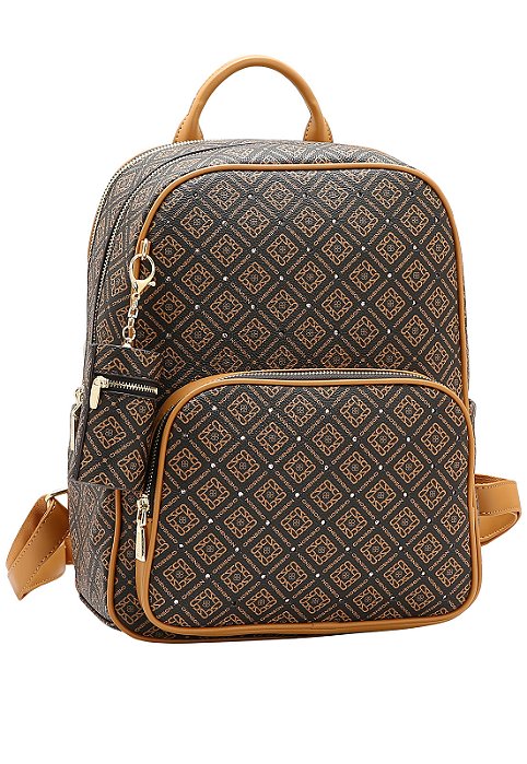 MOCHILA DE PU  8485460-1 CAFE