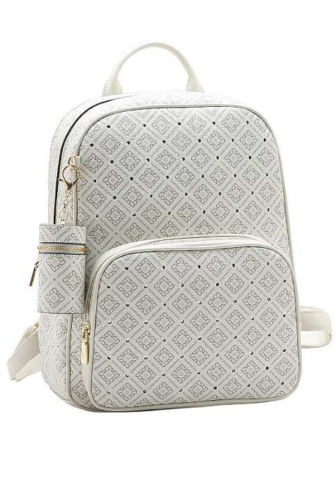MOCHILA DE PU  8485460-1-2026  OFF WHITE