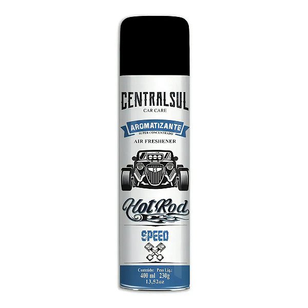 Aromatizante Aerossol Hot Rod Speed 400ml Centralsul