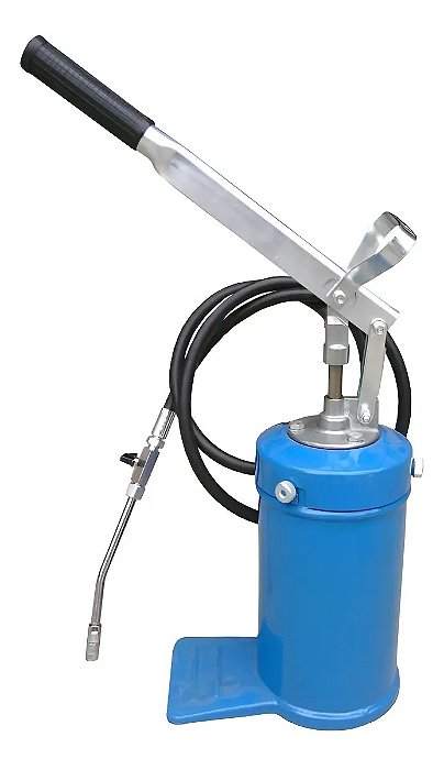 Bomba Manual Graxa 4kg Com Disco Seguidor E Válvula Retenção
