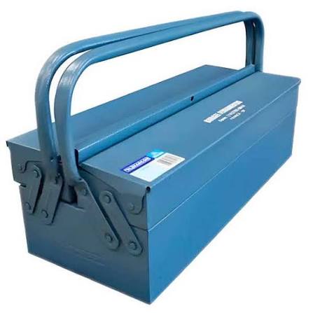 Caixa Para Ferramentas Sanfonada Com 3 Gavetas Ref. 350 Marcon Azul