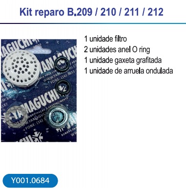 Y001.0684 - KIT DE REPARO 209-210-211-212 P/ENGRAXADEIRA