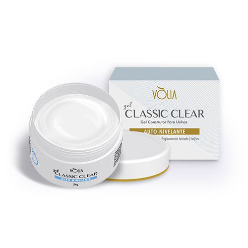 Gel Volia Classic Clear 24G Construtor Para Unha de gel