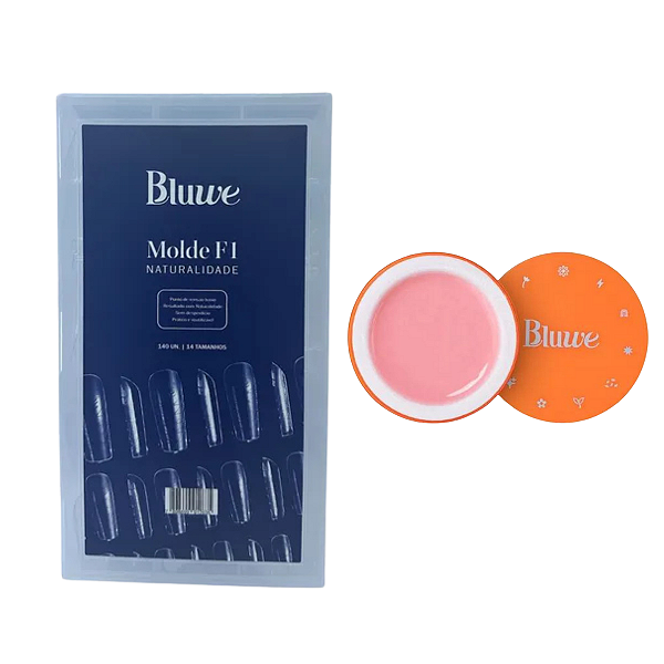 Molde F1 Bluwe Naturalidade + Gel Gummy Baby Pink 30g Bluwe