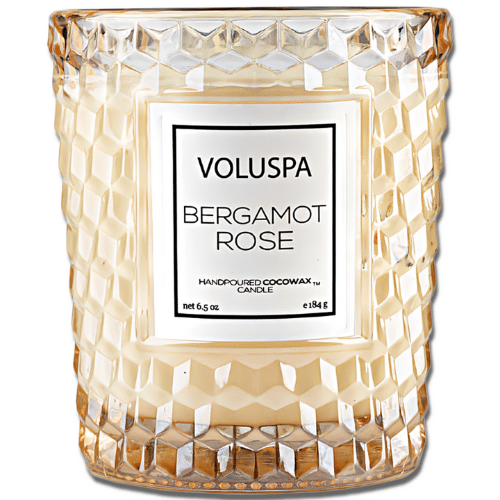 Vela Bergamot Rose Classic Candle Voluspa