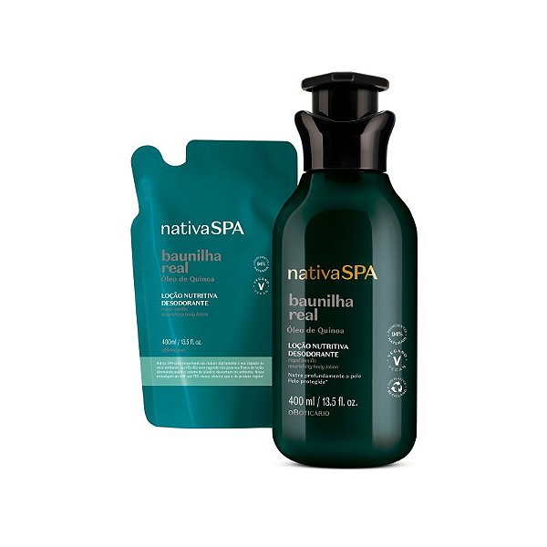 Loção Hidratante Corporal Nativa SPA Baunilha Real