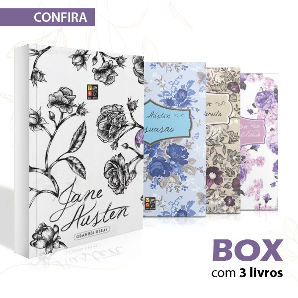 Box Jane Austen: Grandes Obras - 3 Livros