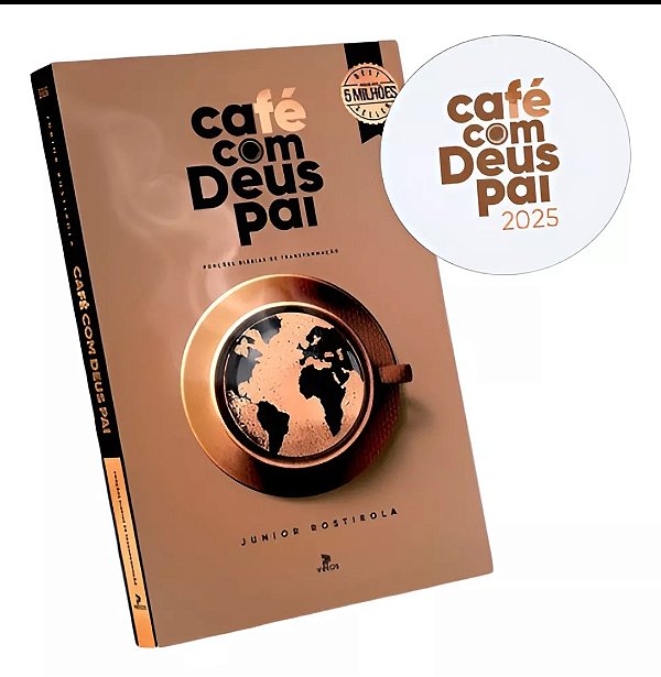 Livro Café com Deus Pai 2025 + Marcador Personalizado