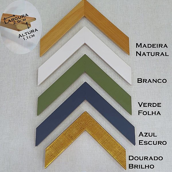 Moldura Lisa Média