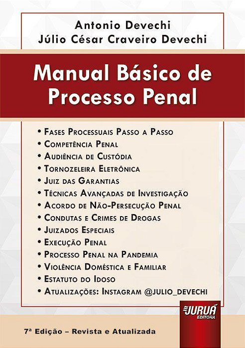 Livro Manual Basico de Processo Penal - Devechi