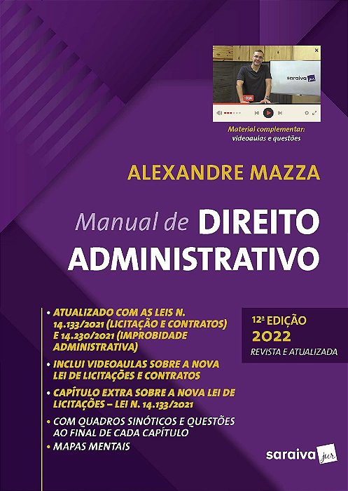 Livro Manual de Direito Administrativo - Mazza