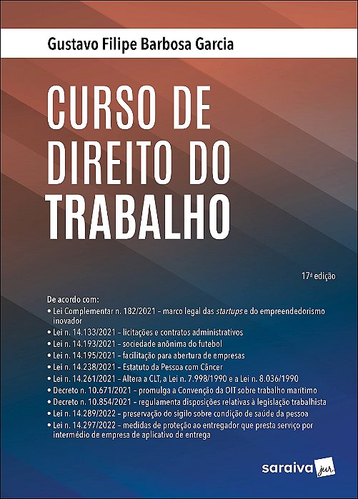 Livro Curso de Direito do Trabalho - Garcia
