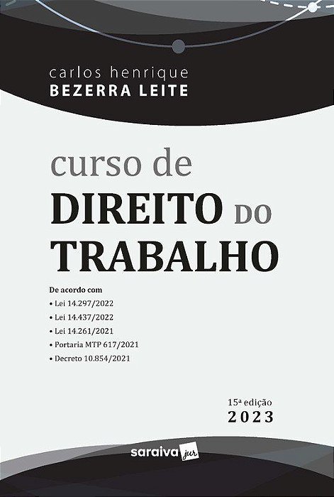 Livro Curso de Direito do Trabalho - Leite