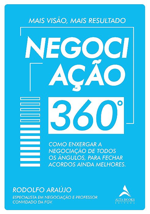 Livro Negociação 360 - Araujo, Rodolfo