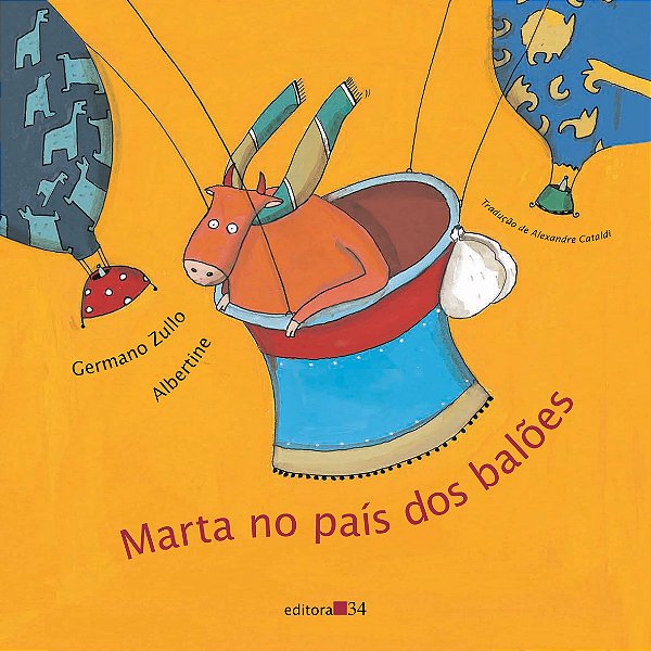Livro Marta no País dos Balões - Zullo - Editora 34