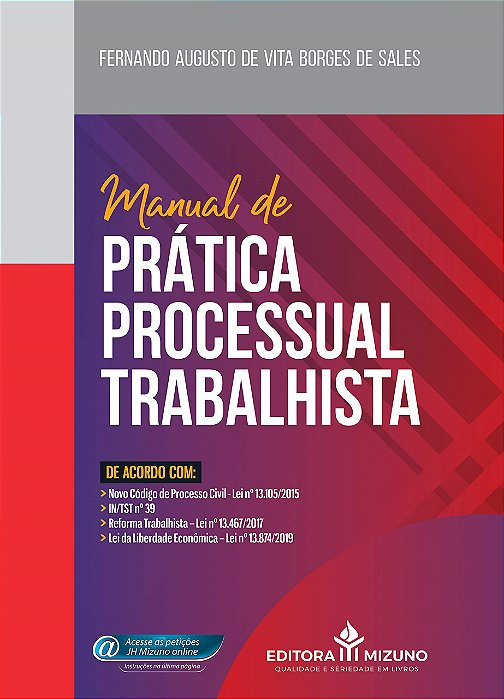 Livro Manual de Prática Processual Trabalhista - Sales - J H Mizuno