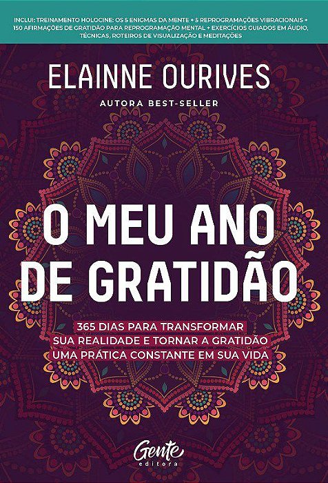 Livro O Meu Ano de Gratidão: 365 Dias para Transformar Sua Realidade