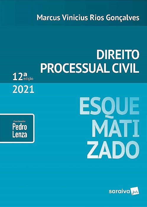 Livro Direito Processual Civil Esquematizado - 12ed/20 - Goncalves
