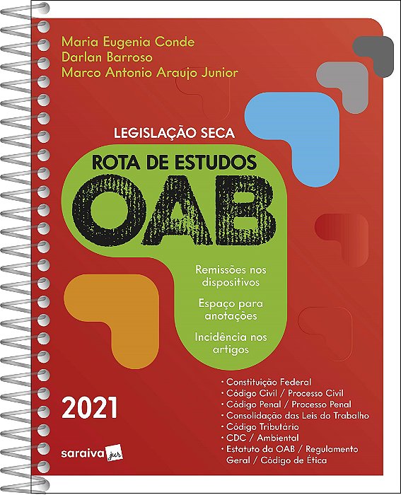Livro Rota de Estudos Oab - Legislacao Seca - Conde/barroso/araujo