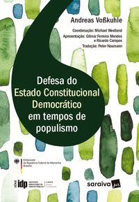 Livro Idp - Linha Direito Comparado: Defesa do Estado Constitucional Democratico - Vo Kuhle