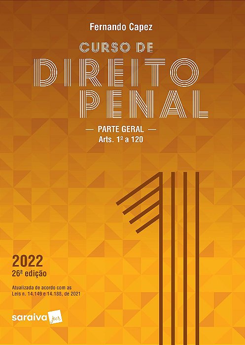 Livro Curso de Direito Penal: Vol. 1 - Capez