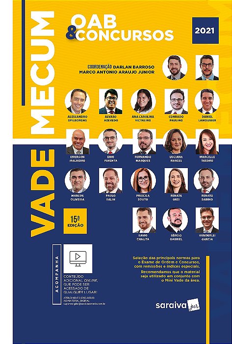 Livro Vade Mecum Oab e Concursos - Barroso - Saraiva