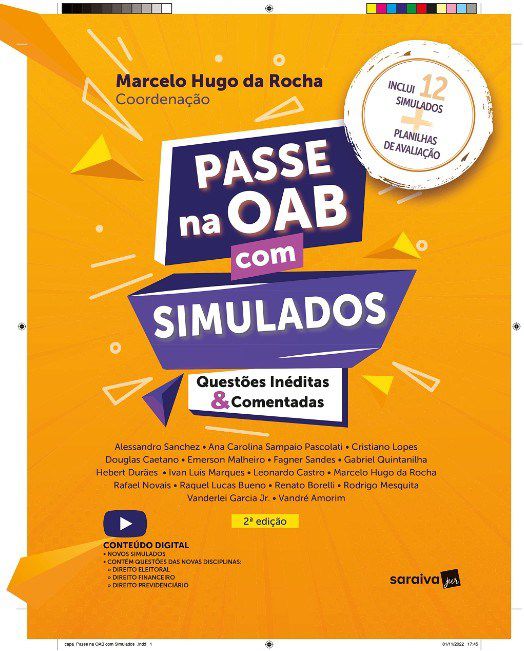 Livro Passe na OAB com Simulados: Questões Inéditas e Comentadas
