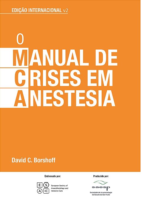 Livro Manual de Crises em Anestesia - Borshoff - Atheneu