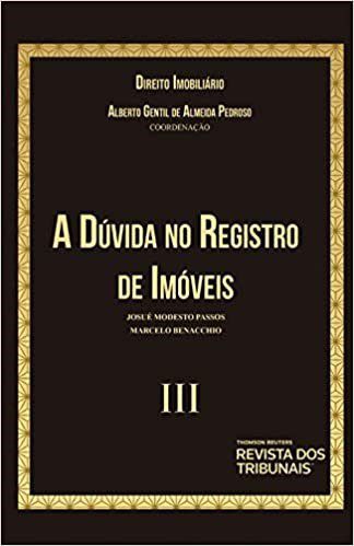 Livro Direito Imobiliario: a Duvida No Registro de Imoveis - Vol. 3 - Pedroso