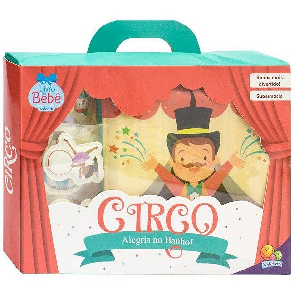 Livro Circo: Alegria no Banho Editora Todolivro