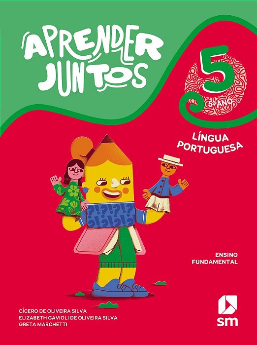 Livro Aprender Juntos Português 5 Ano (la) Bncc Ed 2021 - Sm