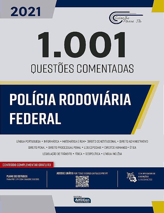 Livro 1001 Questões Comentadas: Policia Rodoviária Federal