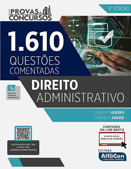Livro Série Provas & Concursos - Direito Administrativo - Alfacon