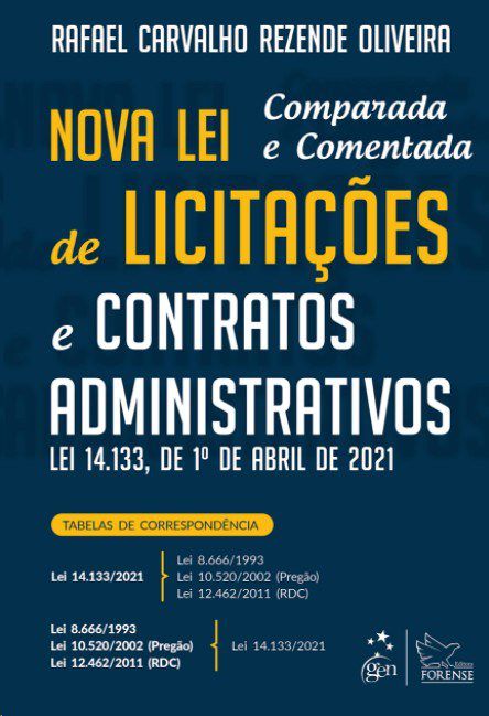 Livro NOVA LEI DE LICITACOES E CONTRATOS ADMINISTRATIVOS - Oliveira